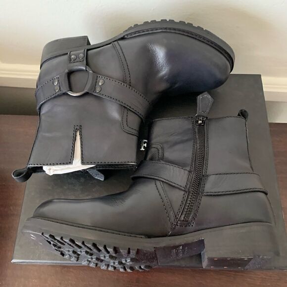 Women’s Vintage Foundry Morgan biker boot size 6 black new - Picture 8 of 15